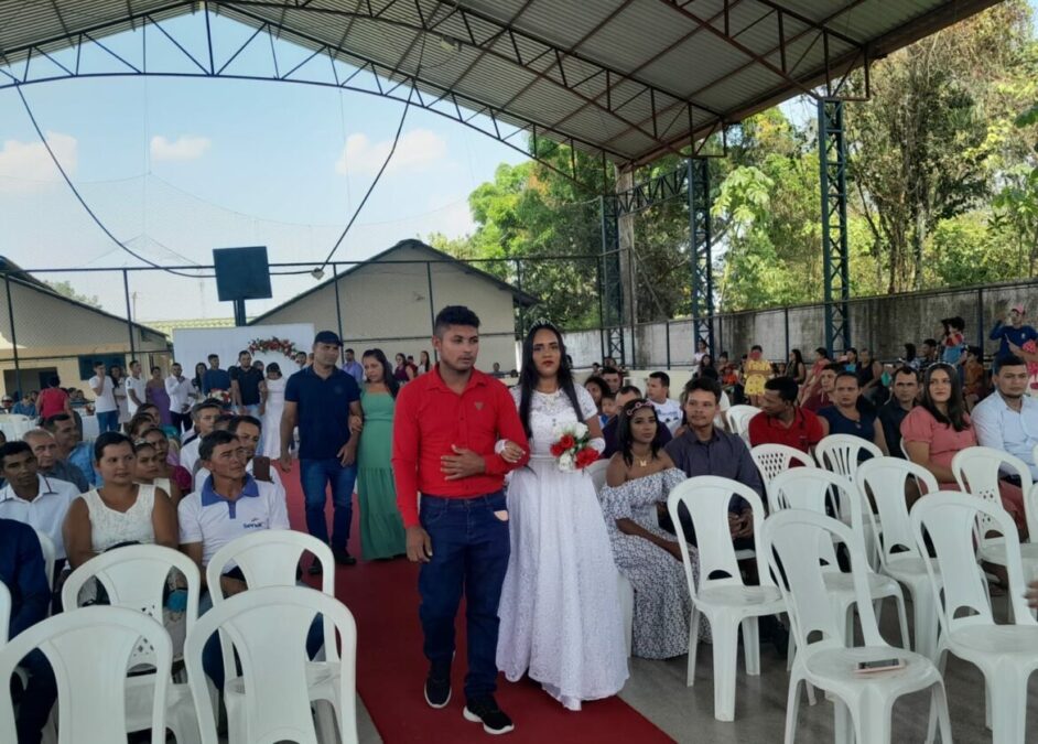Projeto cidadão: Em Sena, casamento coletivo tem 100% das vagas preenchidas