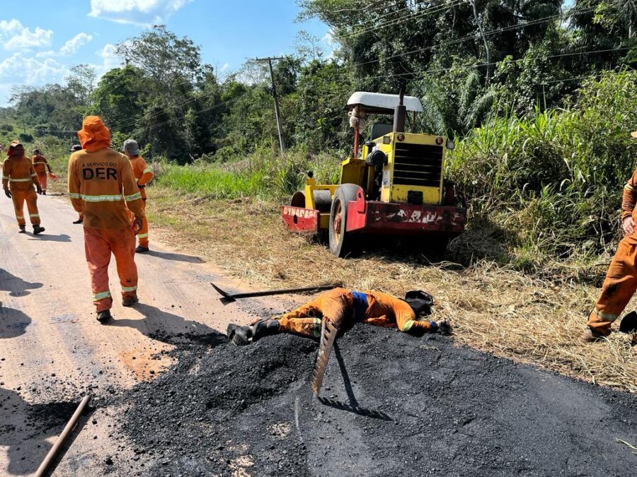 Sena Madureirense Duda Mel morre em acidente grave com rolo compactador na BR 364