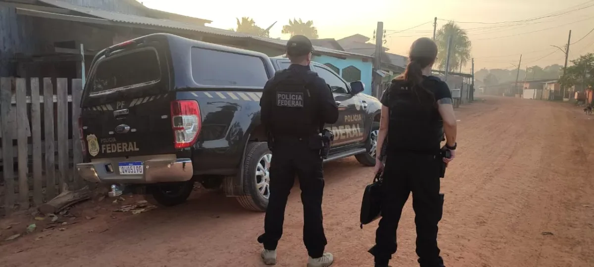 Polícia federal realiza operação rapirrã em Plácido de Castro