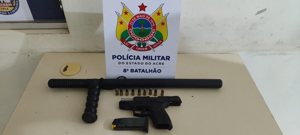 Segurança de Rio Branco é preso em flagrante portando arma de fogo durante ExpoSena