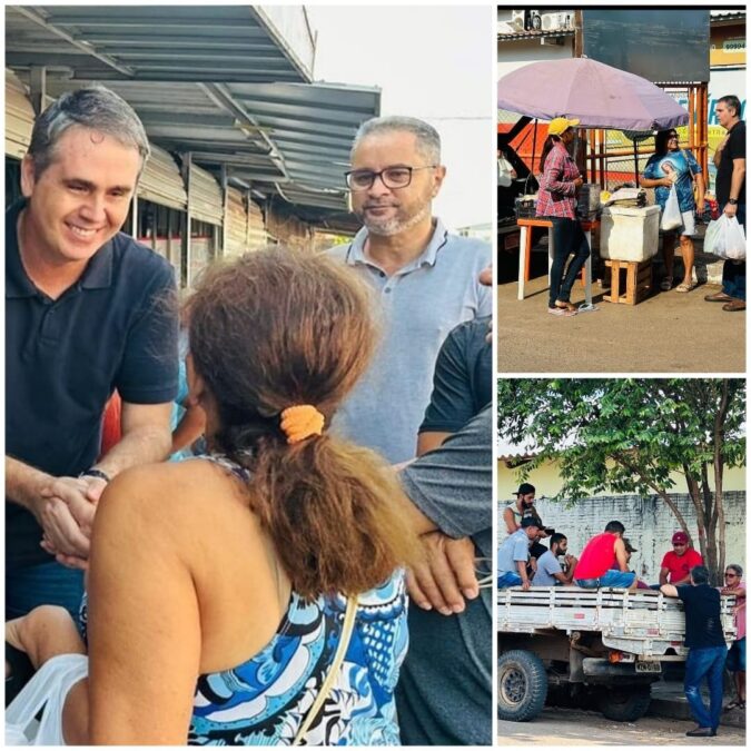 Ex-Prefeito Marcus Alexandre é recebido com carinho na feirinha do Manoel Julião, mas comerciantes reclamam de problemas no local