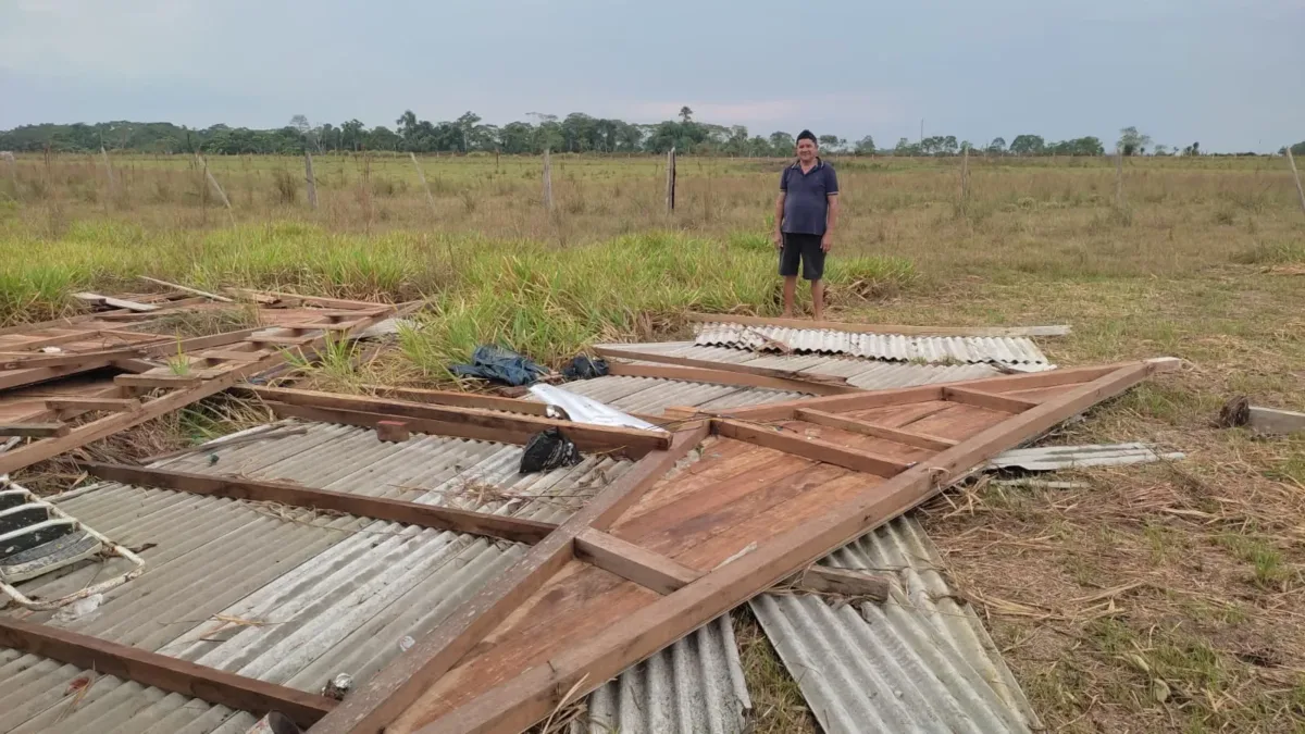Fortes tempestades atingem zona rural do Acre, causando destruição e desalojamento