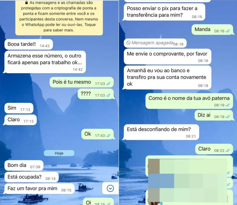 Mulher faz ‘quiz’ com bandido e escapa de golpe do PIX pelo WhatsApp