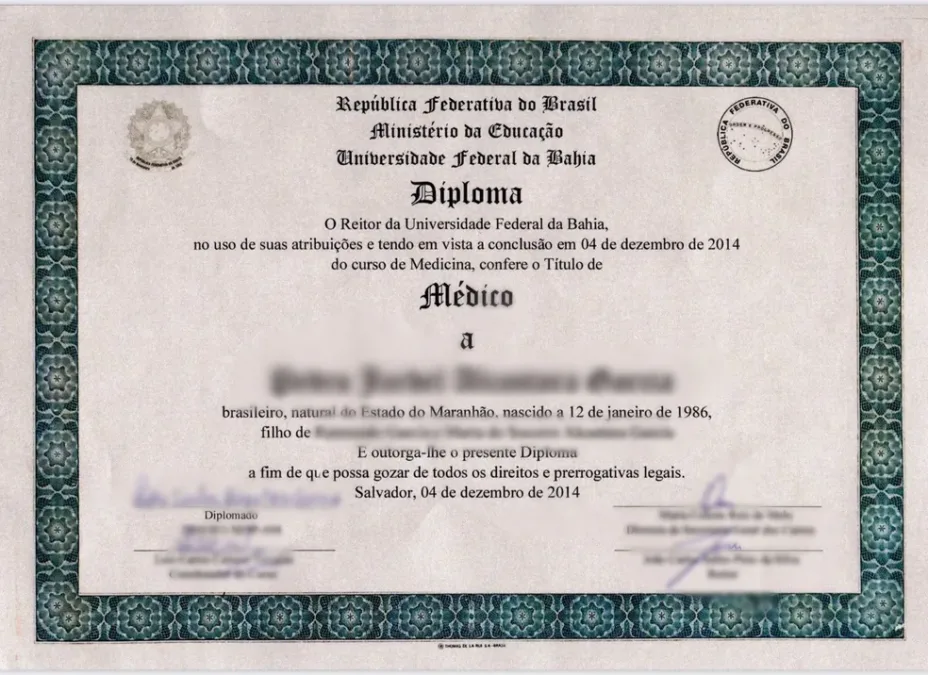Homem com diploma falso tenta tirar registro médico no Acre