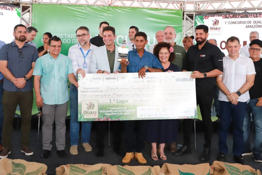 Estado premia o melhor café robusta do Acre no 1° Concurso de Qualidade do Café