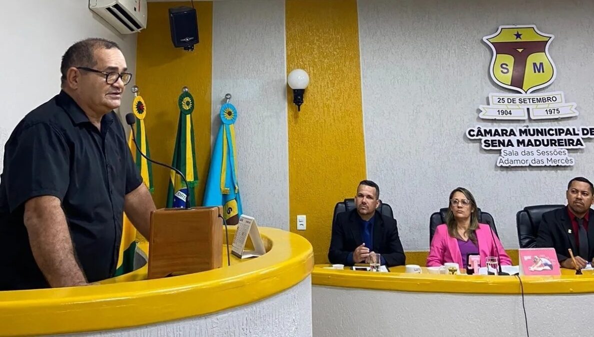 Deputado Tanízio Sá reforça compromisso com Sena Madureira em visita à Câmara Municipal