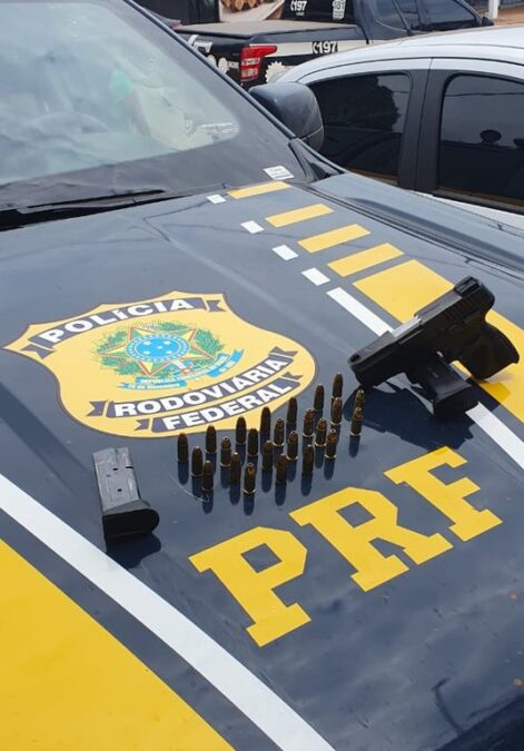 PRF prende homem com pistola 9 mm e 24 munições no Acre