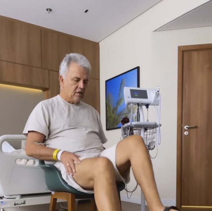 Em recuperação notável, Senador Sérgio Petecão surpreende ao praticar exercícios em hospital de Brasília