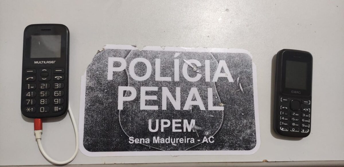 Polícia Penal impede tentativa de ingresso de celulares no presídio de Sena Madureira