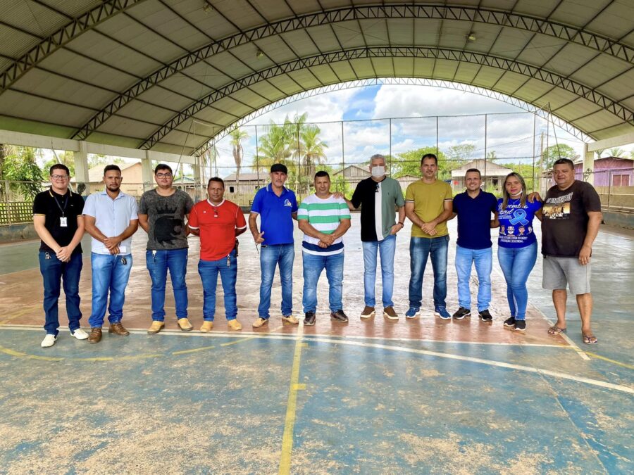 Após Gerlen Diniz anunciar emenda de R$ 300 mil, prefeitura de Sena vai reformar quadra de esportes do Segundo Distrito