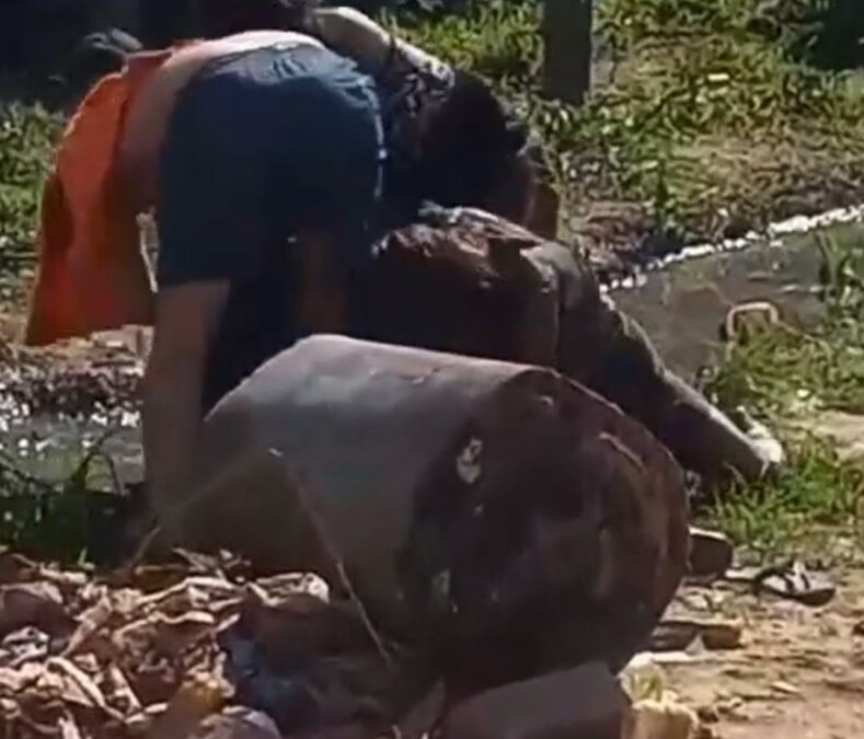 Vídeo: Mulheres brigam em meio à lama em Boca do Acre por desentendimento amoroso