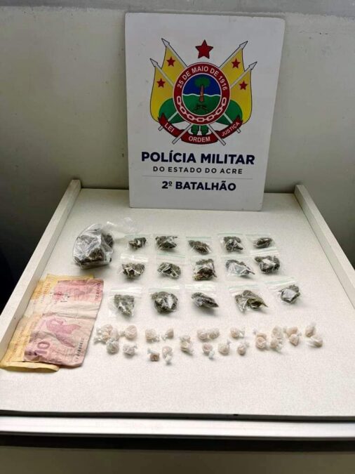 Adolescente é detido por tráfico de drogas no bairro triângulo velho