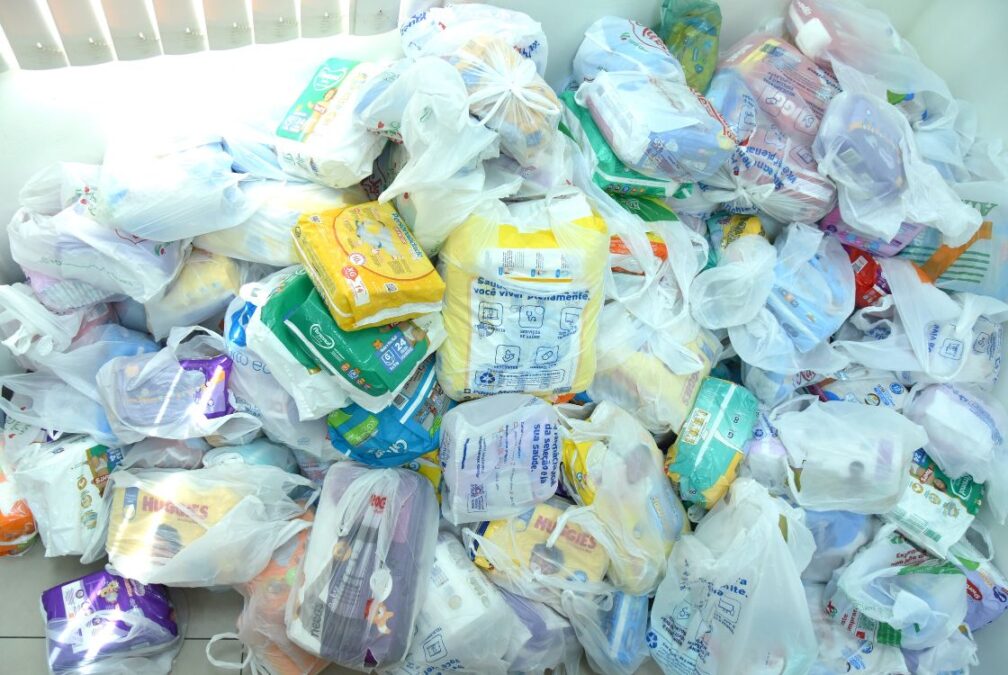 TJAC arrecada mais de 4,2 mil unidades de fraldas descartáveis
