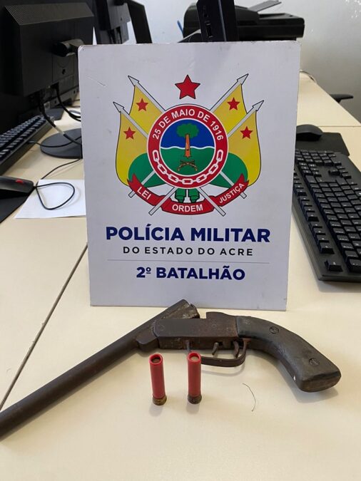 Durante operação, PM apreende mais uma arma de fogo no Bairro Taquari