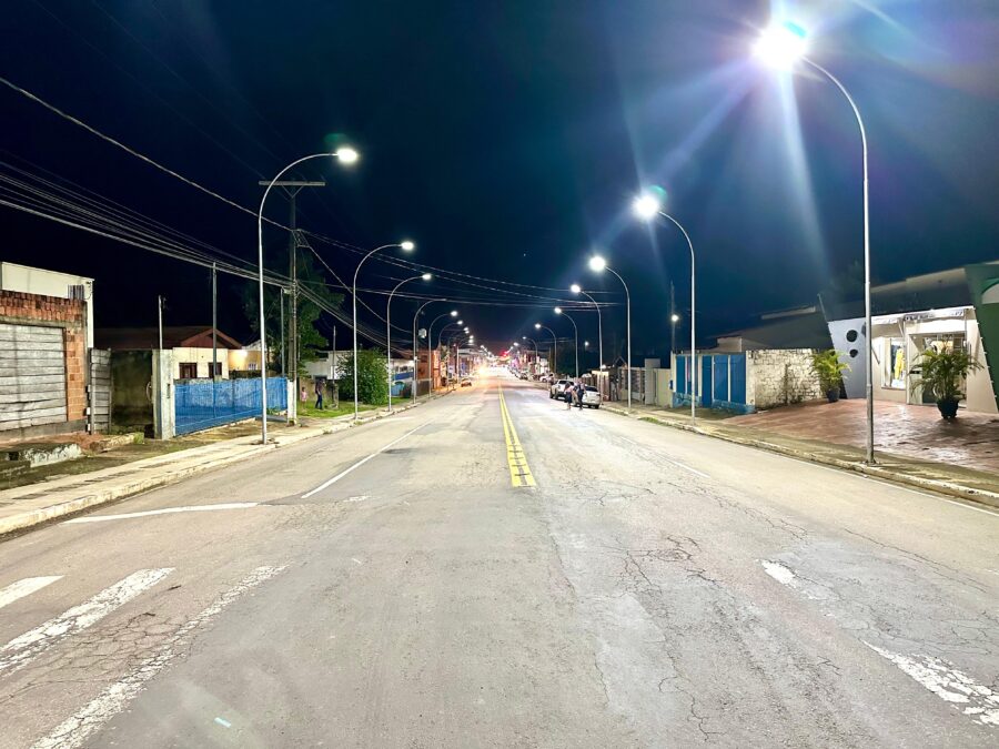 Sena Madureira recebe 1.480 pontos de led nas ruas com emenda de Sérgio Petecão