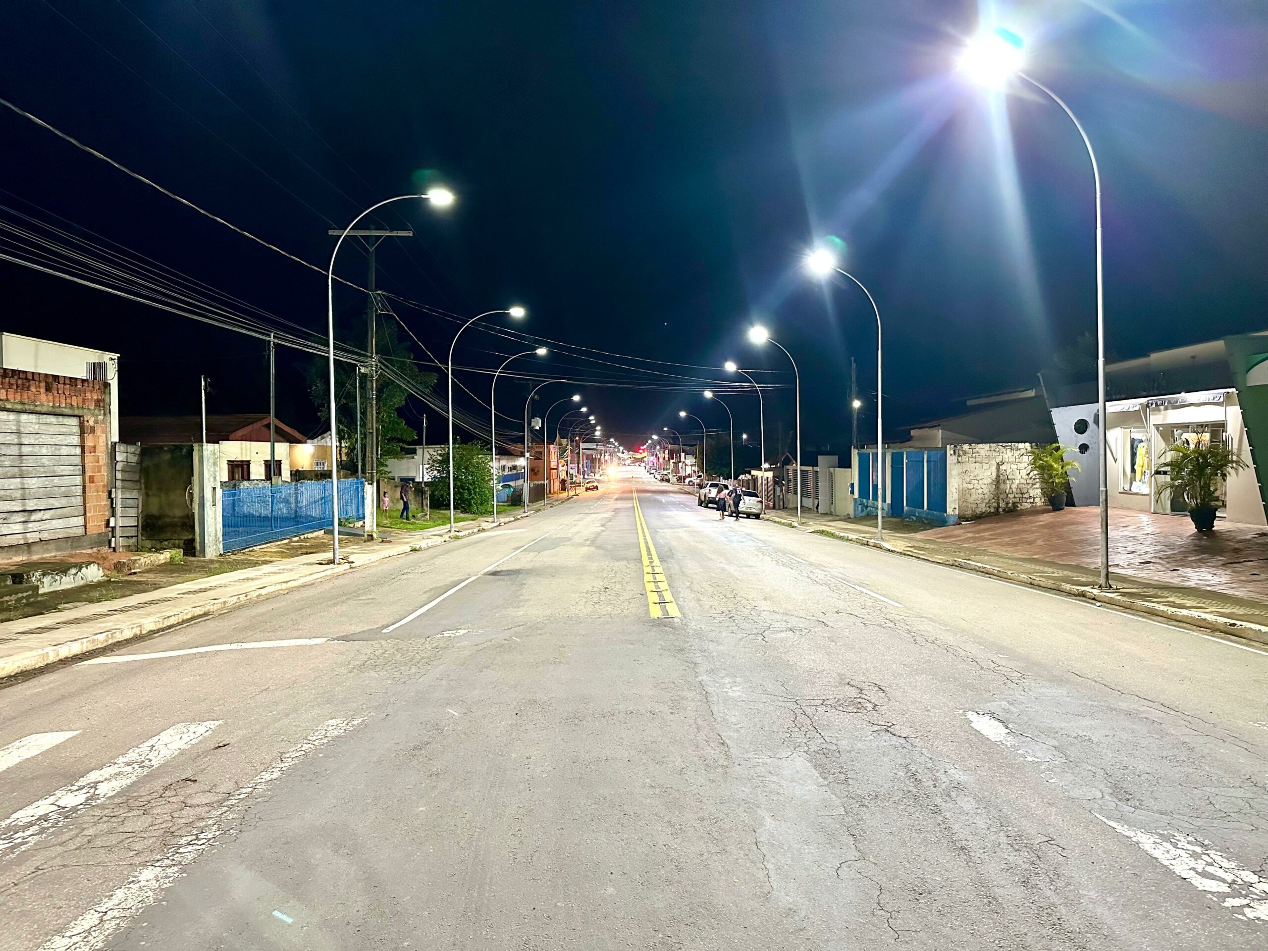 Sena Madureira recebe 1.480 pontos de led nas ruas com emenda de Sérgio Petecão
