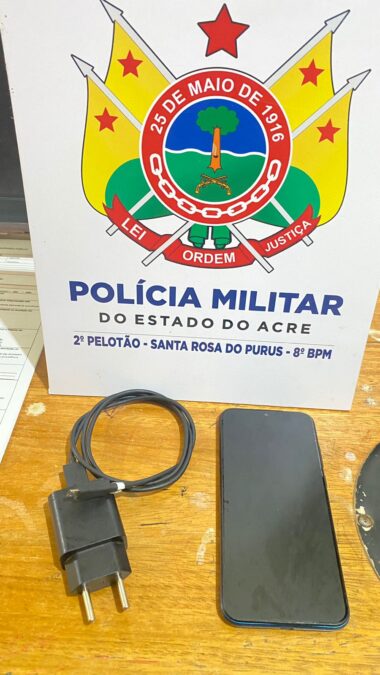 Prisão em flagrante: suspeito detido após furto de celular em unidade de saúde de Santa Rosa do Purus