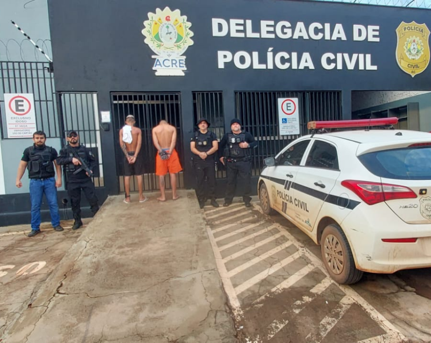 Polícia Civil realiza Operação Diké e prende suspeitos de homicídios em Senador Guiomard