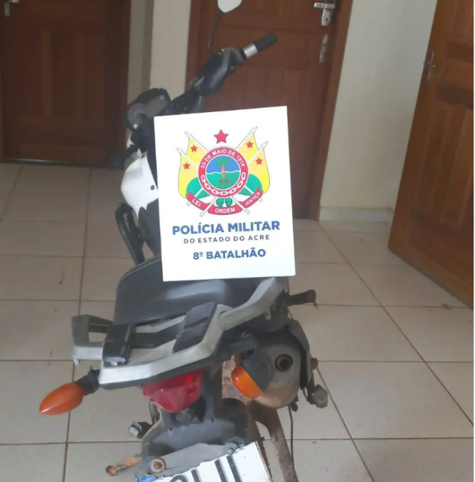 8º BPM prende suspeito por furto de motocicleta em Rio Branco