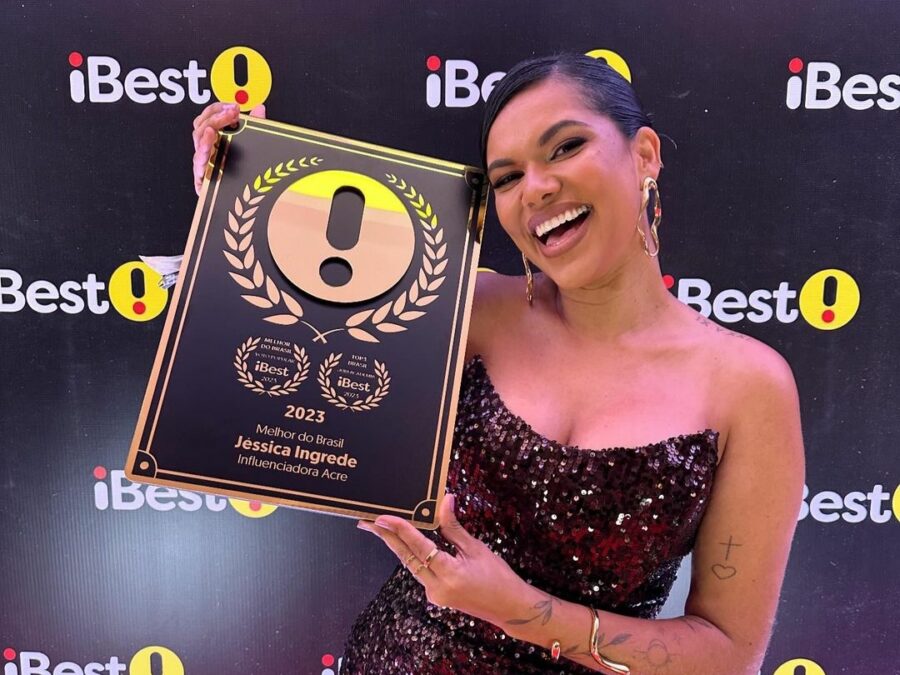 Jéssica Ingrid vence Prêmio iBest de influenciador Acreano por voto popular
