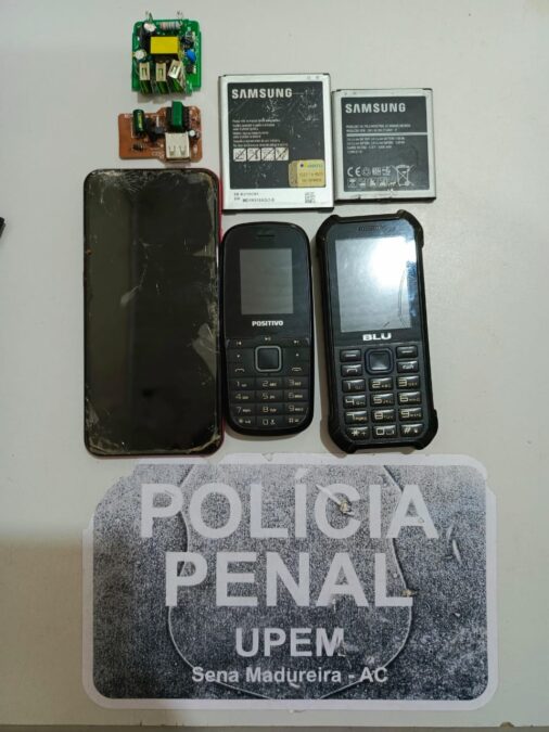 Polícia Penal age rápido e impede contrabando de celulares em presídio de Sena Madureira