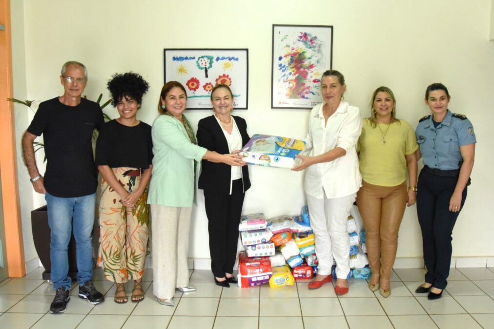 TJAC realiza doação de fraldas para instituições de acolhimento de idosos e crianças