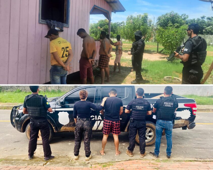 Operação da Polícia Civil em Rodrigues Alves resulta na prisão de grupo de traficantes que impunha “disciplina” a usuários