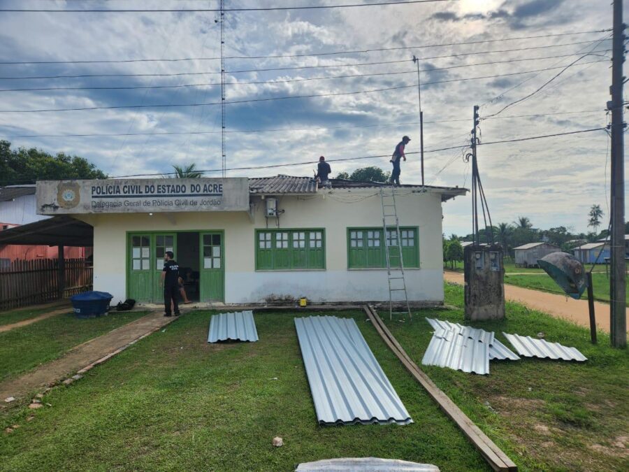 Governo do Acre inicia reforma na Delegacia de Jordão