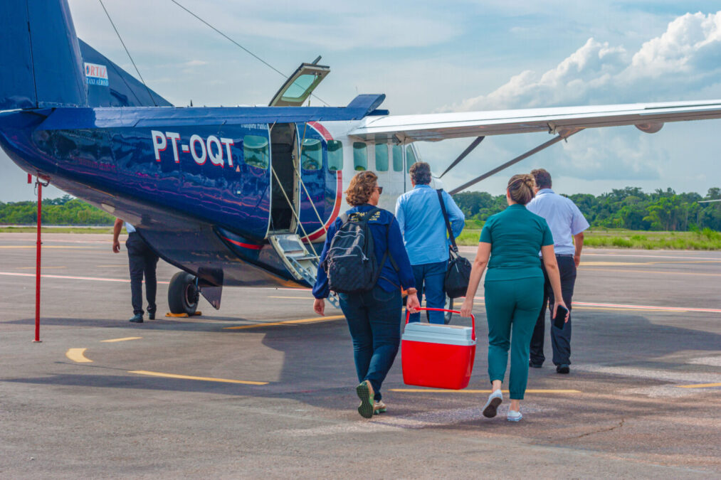 Estado viabiliza aeronave para captação de órgão e salva mais uma vida com transplante de fígado na Fundhacre
