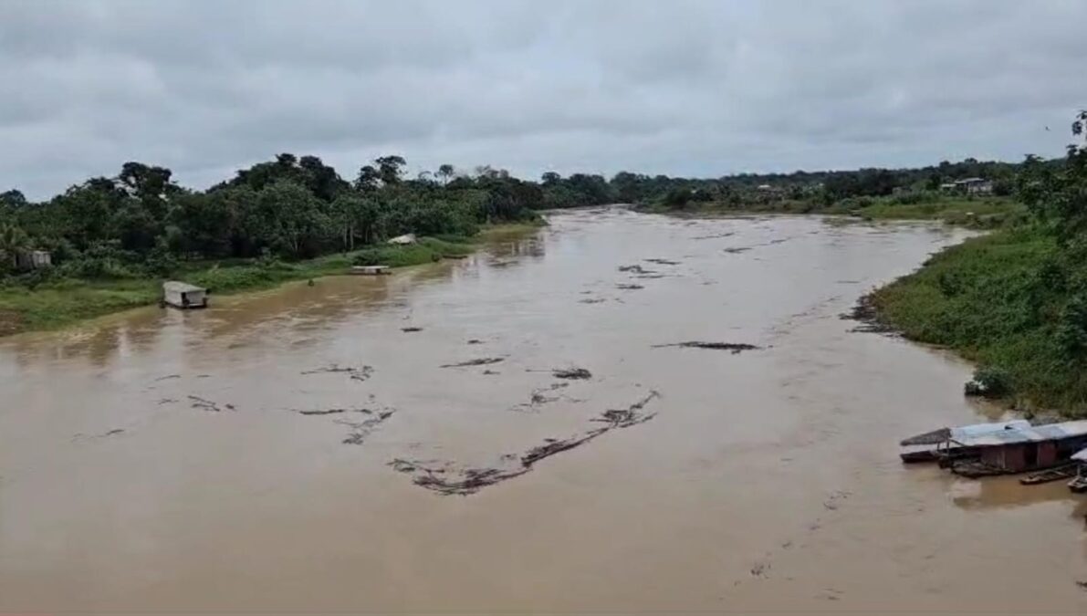 Enchente do Rio Purus: Níveis sobem rapidamente e famílias são desalojadas em Santa Rosa