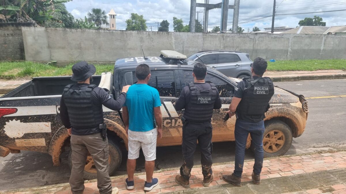 Polícia Civil prende homem que ateou fogo no próprio ‘amigo’ em Rodrigues Alves