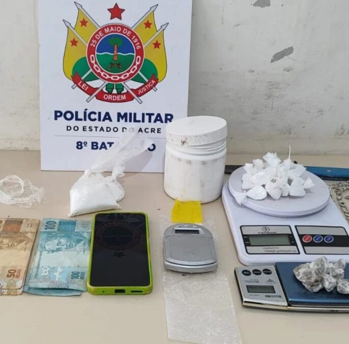 8º BPM apreende droga em Sena Madureira