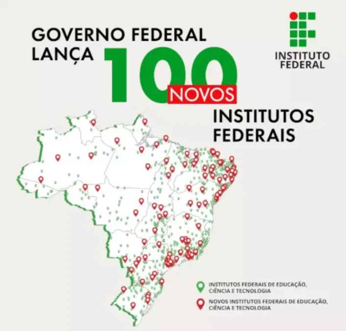 Governo anuncia construção de 100 novos Institutos Federais, incluindo o Acre
