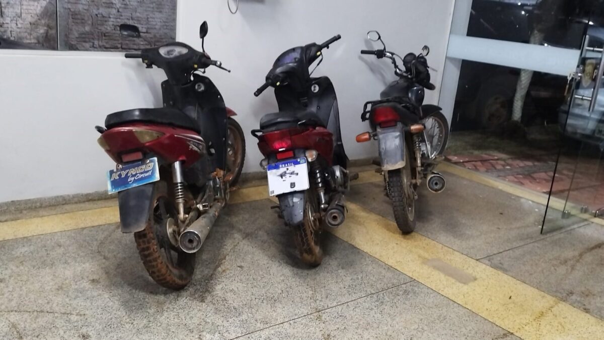 Em ação integrada, PM prende dupla e recupera três motos roubadas em Epitaciolândia