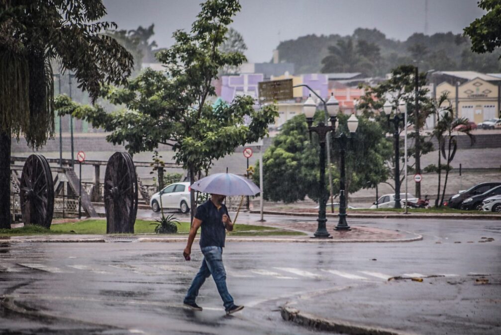 Previsão indica tempo instável e chuvas fortes em algumas regiões do Acre neste sábado