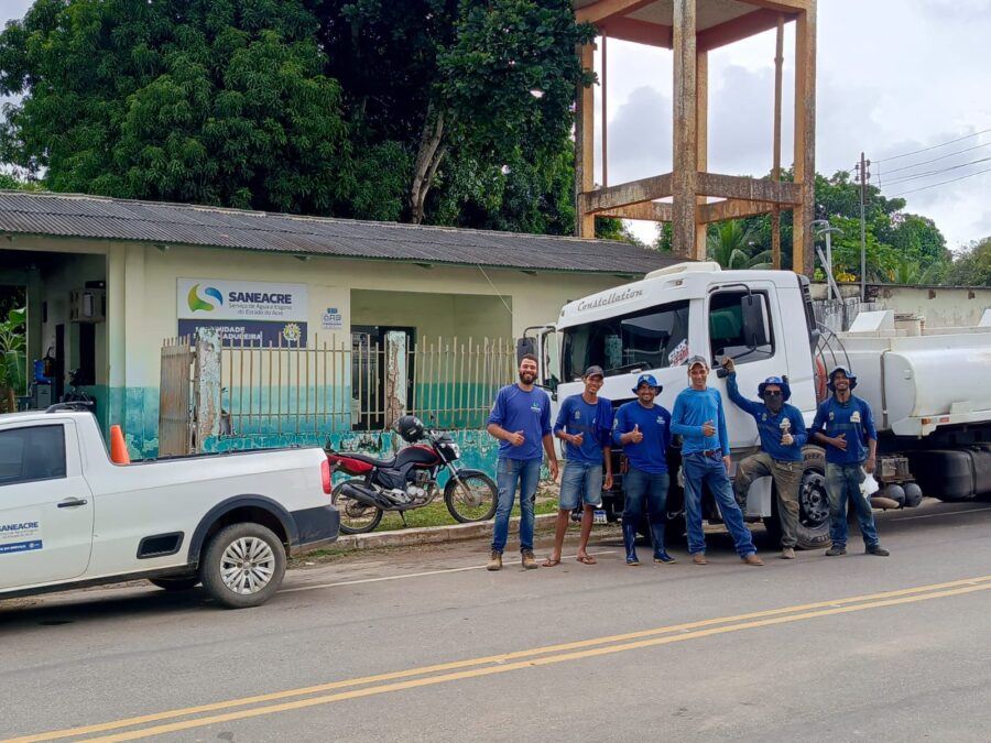 SANEACRE fornece ajuda crucial em Sena Madureira durante cheias