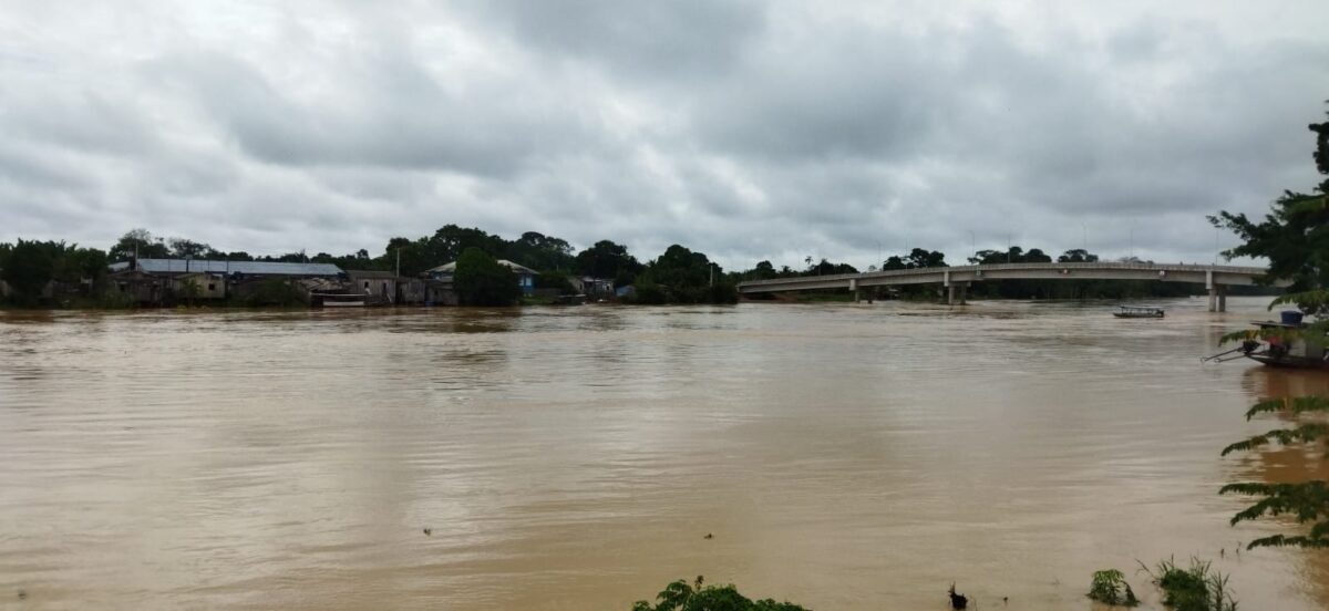 Alívio em Sena Madureira: Rio Iaco continua a baixar, podendo sair da cota de transbordamento