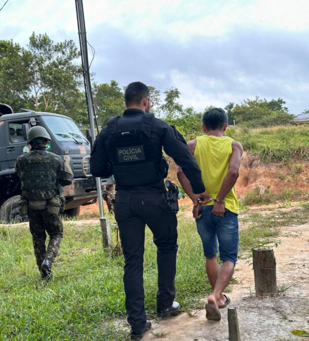 Traficante de drogas é preso em Rodrigues Alves, em operação integrada entre Polícia Civil e Exército Brasileiro