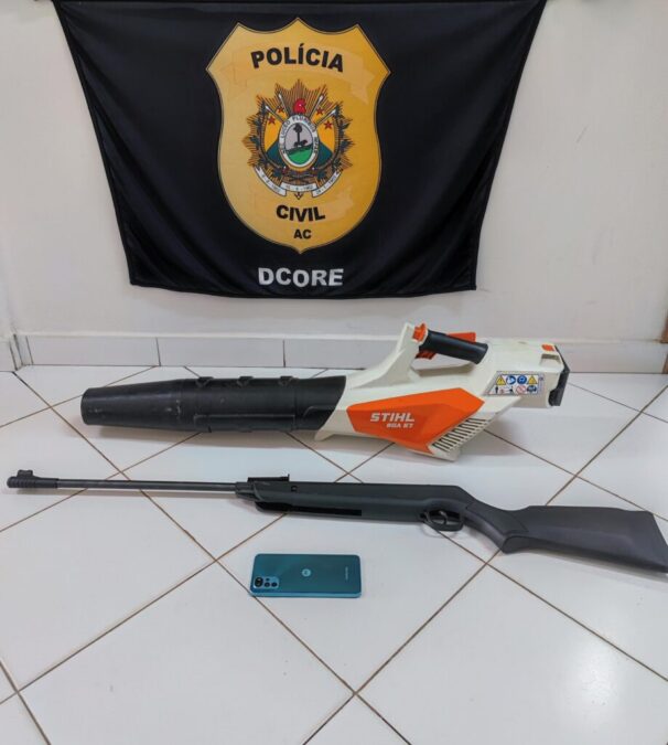 PCAC recupera bens subtraídos de roubo com reféns em Rio Branco