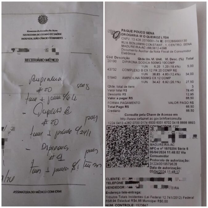 Morador denuncia falta de medicamentos básicos na Farmácia Pública de Sena Madureira