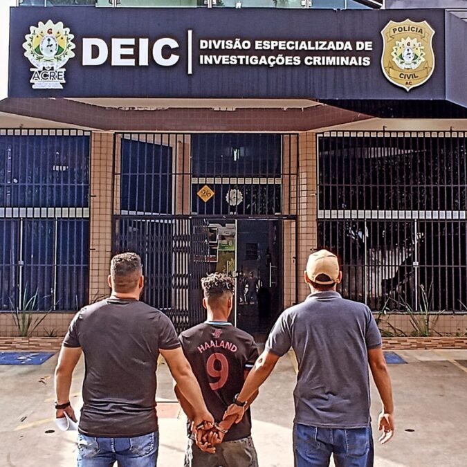 Criminoso que fez família composta por sete pessoas de refém durante roubo é preso pela Polícia Civil do Acre
