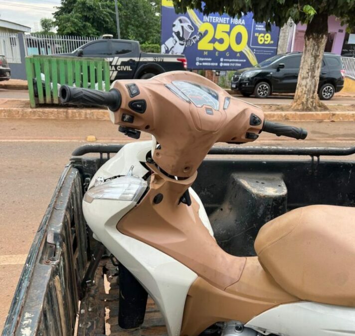 Polícia Civil recupera motocicleta furtada em Brasiléia