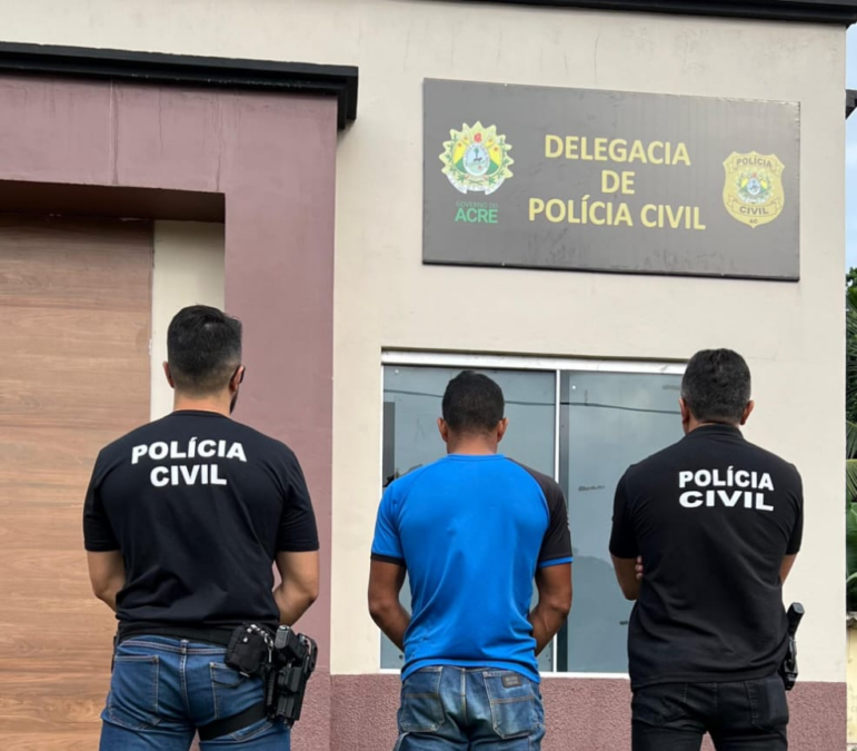 Polícia Civil do Acre cumpre mandado de prisão por ameaça doméstica em Rodrigues Alves