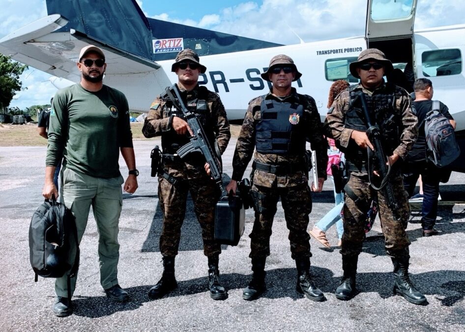 Segurança Pública realiza operação de combate a ilícitos ambientais em terras indígenas do Acre