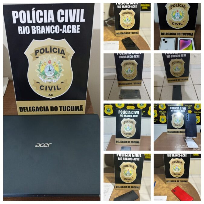 Polícia Civil do Acre recupera R$ 33 Mil em objetos roubados e restitui às vítimas