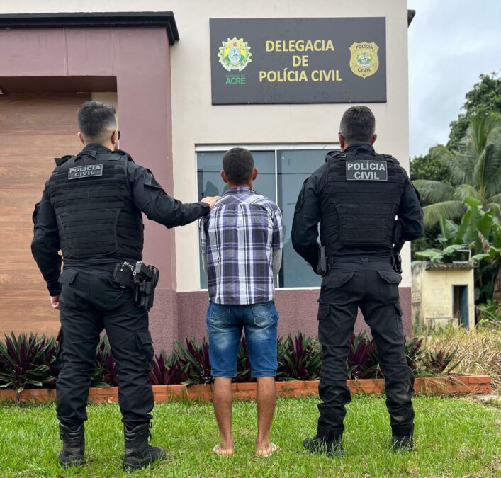 Polícia Civil do Acre prende homem acusado de receptação em Rodrigues Alves