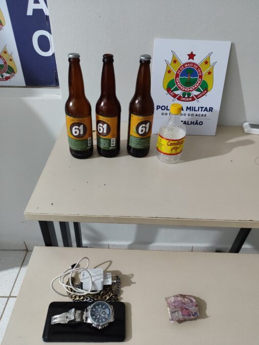 Polícia detém nove pessoas em festa com foragido, bebidas e menores em Sena Madureira