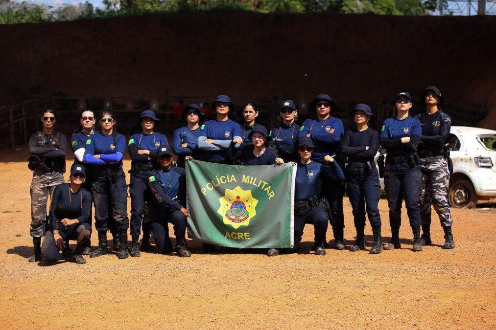 Policiais militares femininas do Acre concluem curso tático-operacional