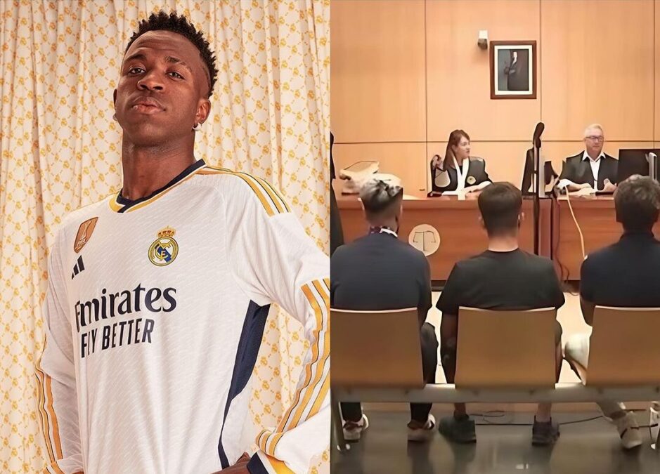 Em sentença inédita na Espanha, torcedores do Valencia são condenados à prisão por insultos racistas contra Vini Jr