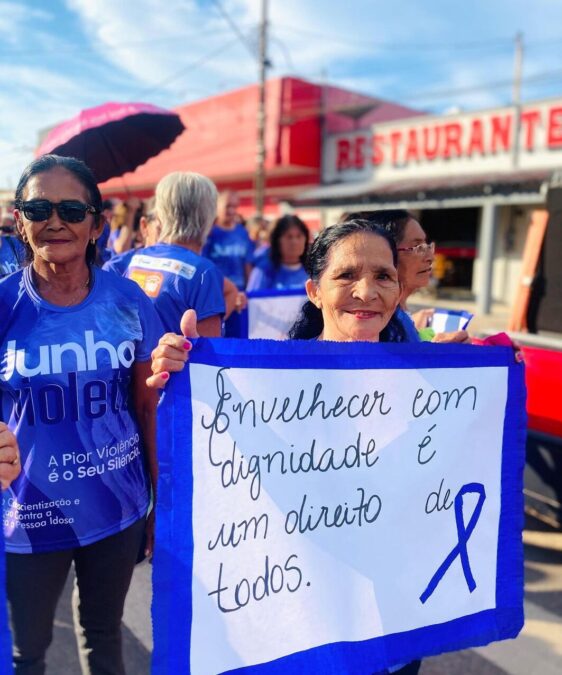 Em Sena Madureira acontece 1ª caminhada atlética da pessoa idosa em prol do ‘Junho Violeta’